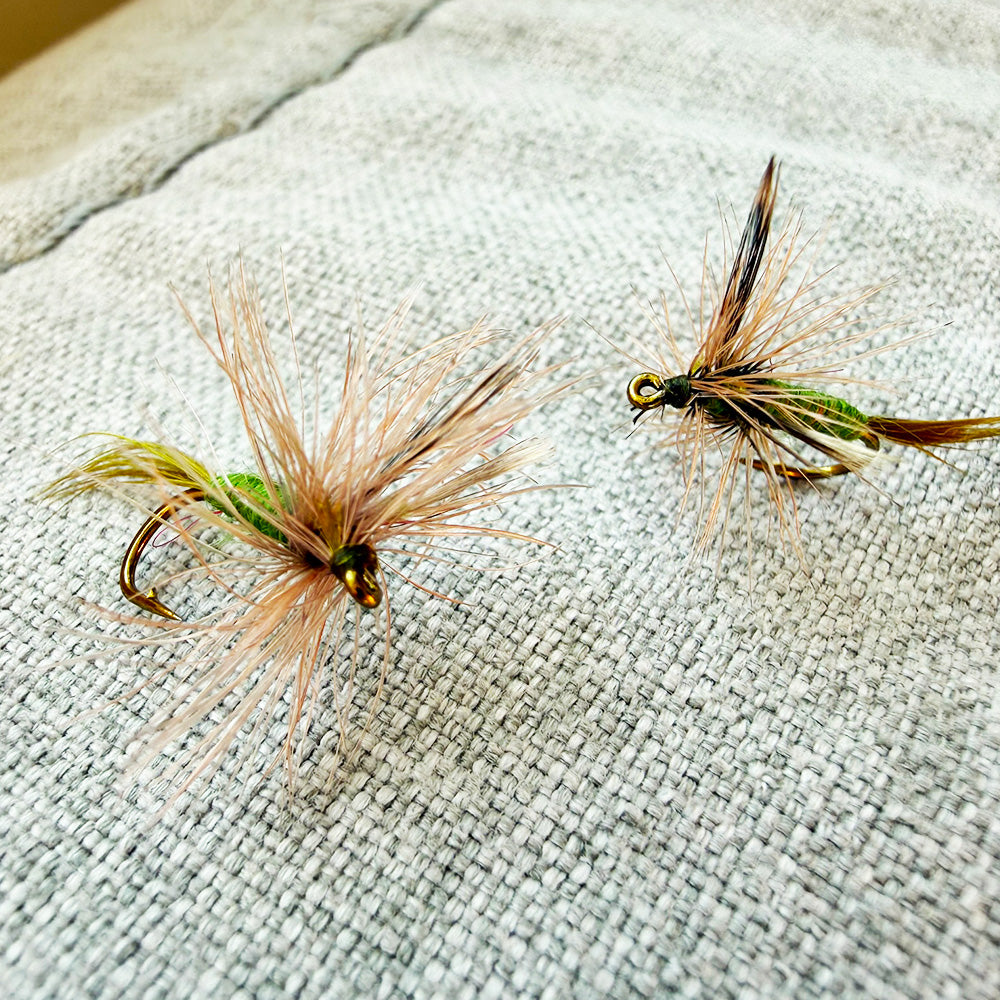 Olive Elk Hair Caddis (Parachute Style)